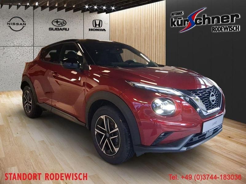 Fuji sunset red metallic/dach Neu 2025 Nissan Juke N-Connecta SUV | 24.990 € (Fairer Preis) - Bild 1/4