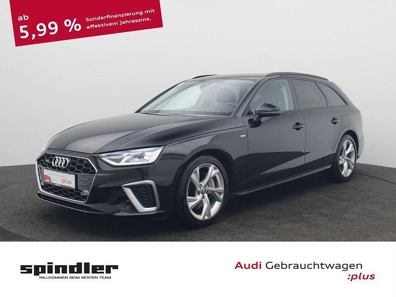 Mythosschwarz metallic Gebraucht 2020 Audi A4 Design Kombi | 25.280 € (Fairer Preis) - Bild 1/4