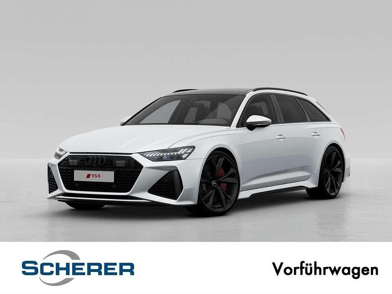 Gletscherweiß metallic Gebraucht 2025 Audi RS6 Performance Kombi | 147.470 € - Bild 1/4