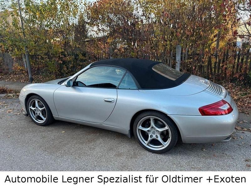 Silber Gebraucht 2000 Porsche 911 Carrera Cabriolet Cabrio | 32.500 € (Superpreis) - Bild 1/4