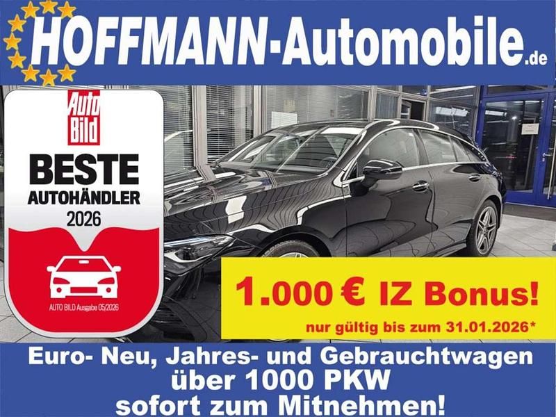Kosmosschwarz met. Gebraucht 2025 Mercedes CLA180 Advanced Plus Limousine | 29.670 € (Superpreis) - Bild 1/3