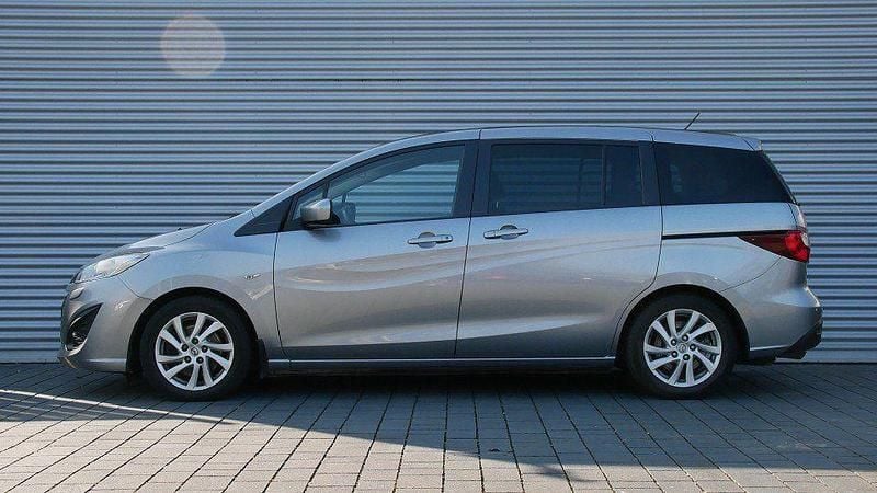 Gebraucht Mazda 5 Center-Line 144 PS (105 kW) 2011 Silber Van / Kleinbus