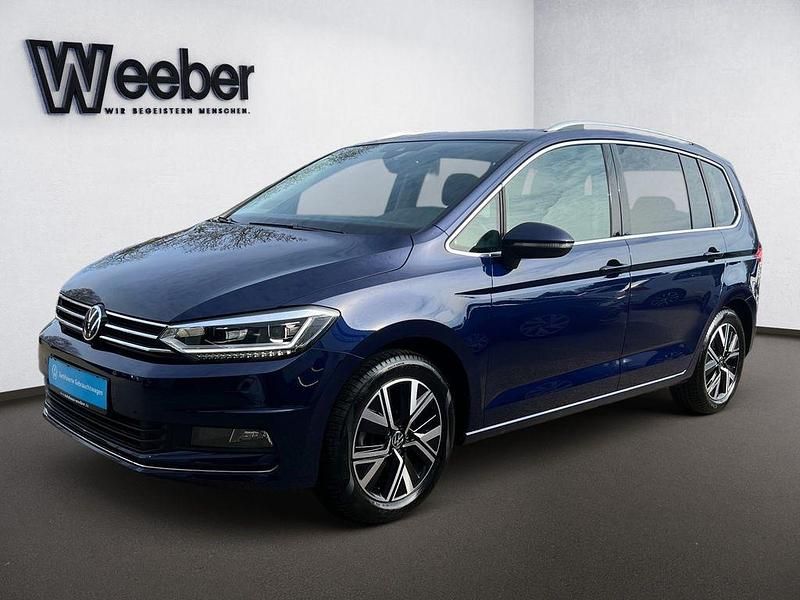 Gebraucht VW Touran Highline 150 PS (110 kW) 2022 Blau Van / Kleinbus