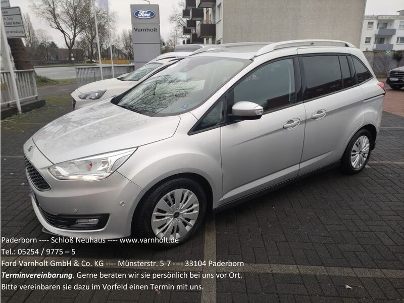 Polarsilber metallic (metallic) Gebraucht 2016 Ford C-MAX Van / Kleinbus | 11.440 € - Bild 1/4