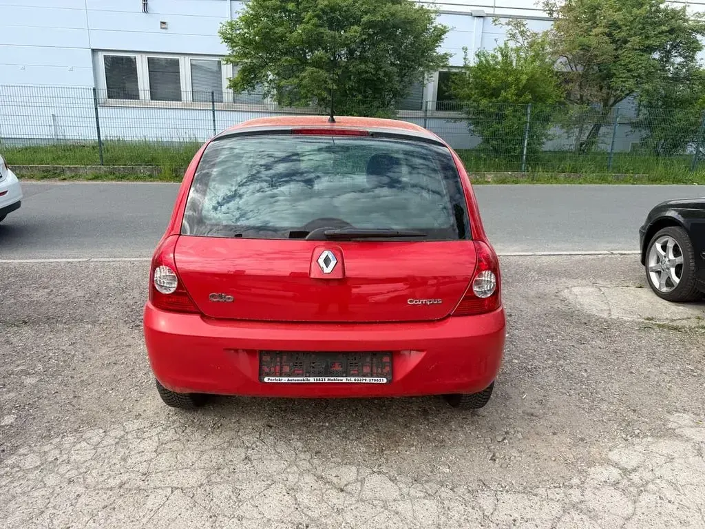 Gebraucht Renault Clio II Campus 58 PS (42 kW) 2011 Rot