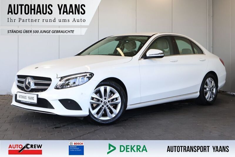 Weiß Gebraucht 2021 Mercedes C220 Avantgarde Limousine | 32.689 € (Fairer Preis) - Bild 1/4