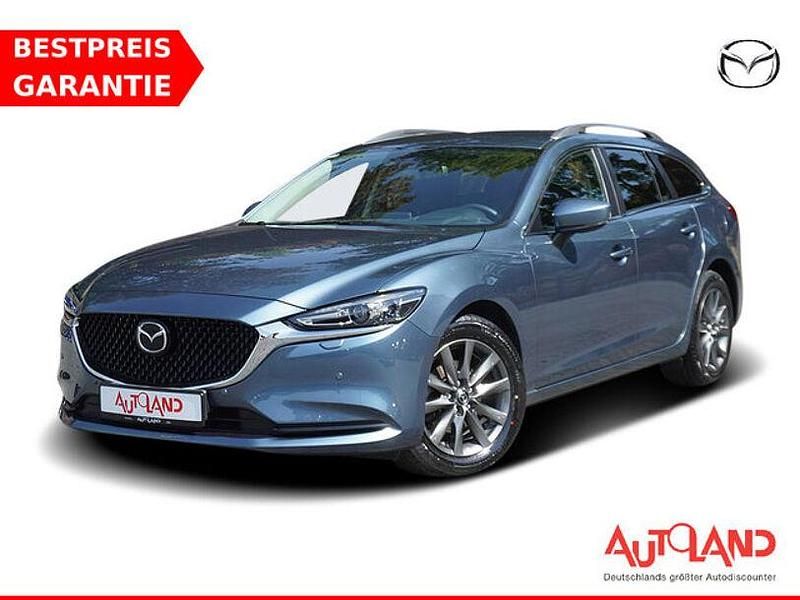 Bluereflexmet. (metallic) Gebraucht 2021 Mazda 6 Kombi | 24.990 € (Teuer) - Bild 1/4