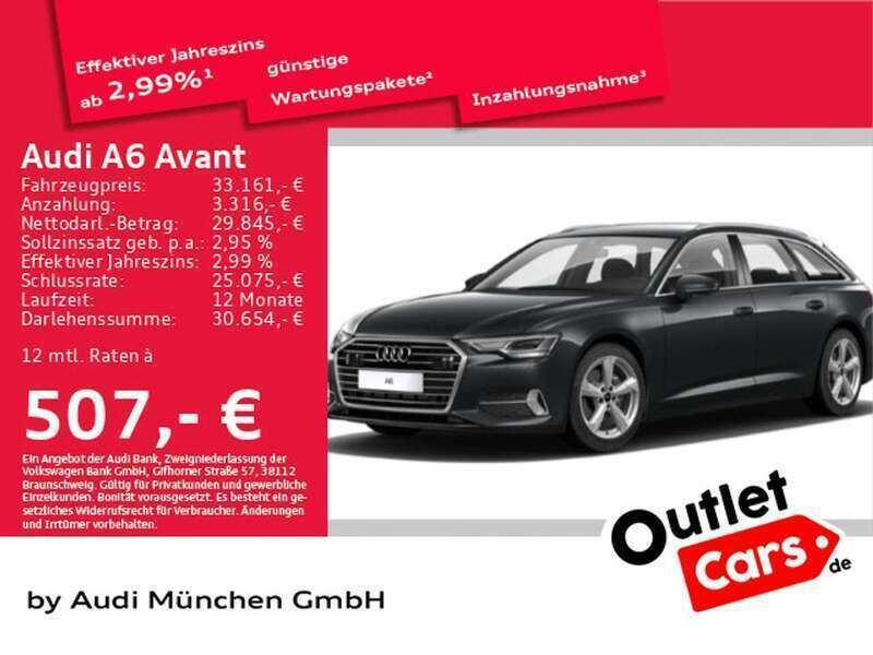 Vesuvgrau metallic Gebraucht 2021 Audi A6 Ambiente Kombi | 33.161 € (Guter Preis) - Bild 1/1
