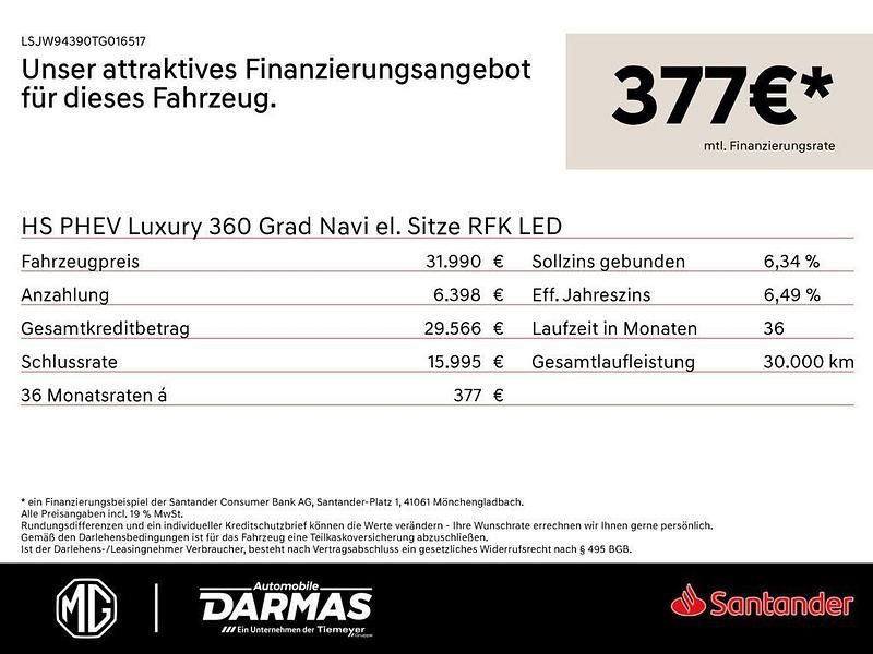Neu MG HS Luxury 272 PS (200 kW) 2026 Silber SUV