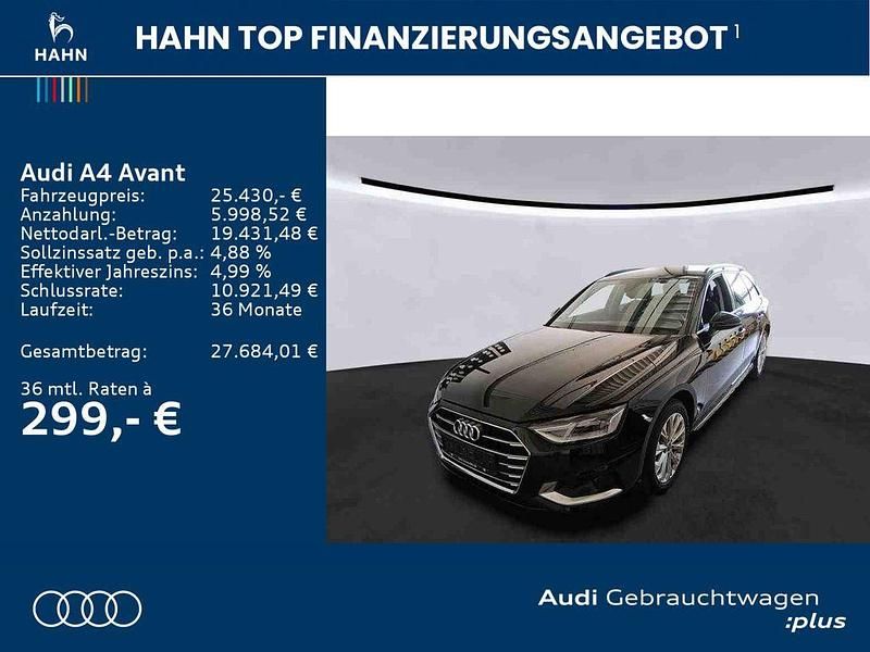 Gebraucht Audi A4 Advanced 163 PS (119 kW) 2022 Mythosschwarz metallic Kombi