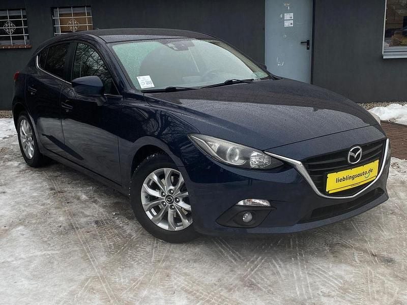 Gebraucht Mazda 3 Center-Line 120 PS (88 kW) 2015 Blau Limousine