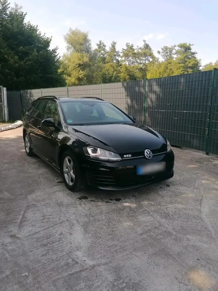 Gebraucht VW Golf VII GTD 184 PS (135 kW) 2016 Schwarz Kombi