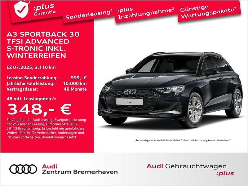 Second-hand Audi A3 Advanced 116 CP (85 kW) 2025 Gri Berlinǎ