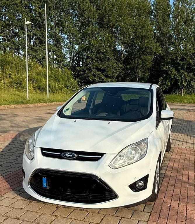 Weiß Gebraucht 2013 Ford C-MAX Ambiente Van / Kleinbus | 5.300 € (Superpreis) - Bild 1/4
