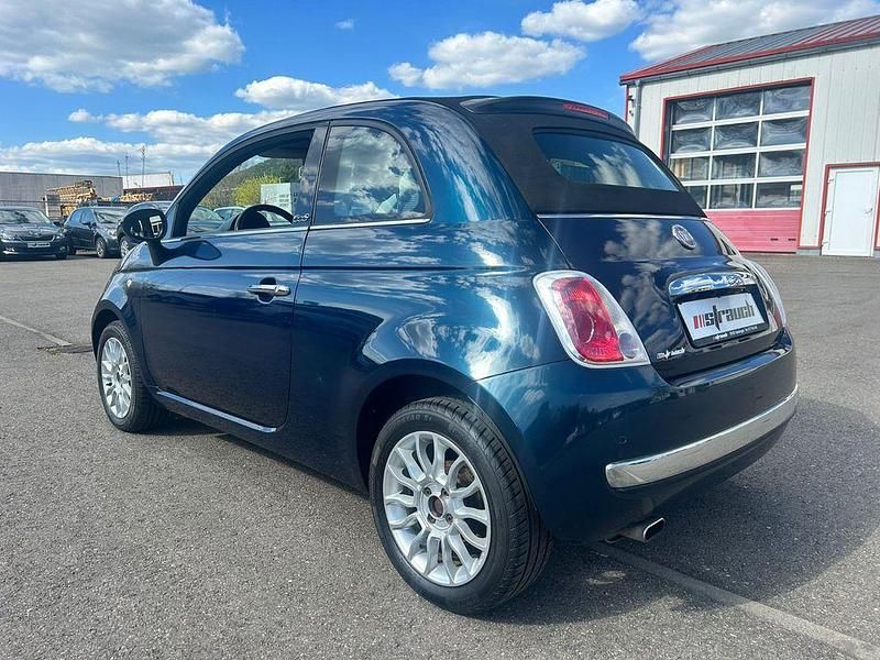 Gebraucht Fiat 500 Lounge 69 PS (50 kW) 2012 Blau Cabrio