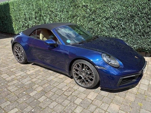 Blau Gebraucht 2020 Porsche 911 Carrera Cabriolet Cabrio | 121.000 € (Superpreis) - Bild 1/4