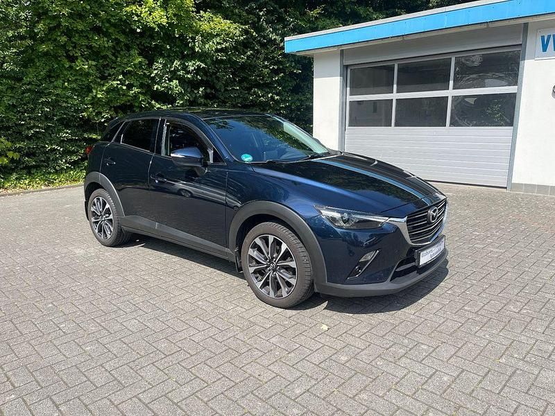 Blau Gebraucht 2019 Mazda CX-3 Exclusive-Line SUV | 9.800 € - Bild 1/4