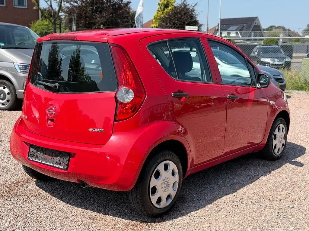 Gebraucht Opel Agila Basis 65 PS (47 kW) 2010 Rot Kleinwagen
