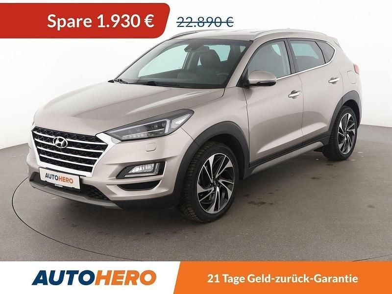 Beige Gebraucht 2018 Hyundai Tucson Premium SUV | 20.960 € (Fairer Preis) - Bild 1/3