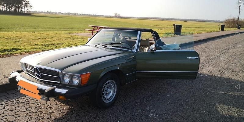 Gebraucht Mercedes SL450 218 PS (160 kW) 1976 Grün Cabrio