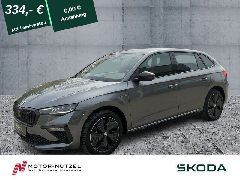 Graphitegrau metallic Gebraucht 2024 Skoda Scala Monte Carlo Kleinwagen | 27.930 € (Teuer) - Bild 1/4