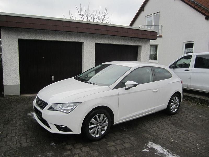 Gebraucht Seat Leon SC Reference 110 PS (80 kW) 2016 Weiß Kleinwagen