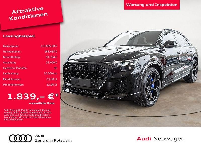 Neu Audi RS Q8 Performance 640 PS (470 kW) 2025 Mythosschwarz SUV