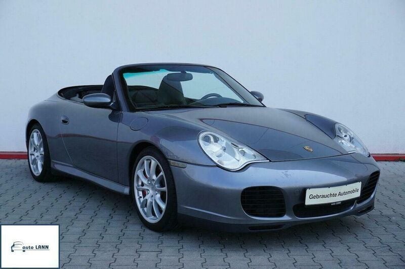 Sealgrau metallic (metallic) Gebraucht 2005 Porsche 911 Carrera 4S Cabriolet Cabrio | 44.996 € - Bild 1/4