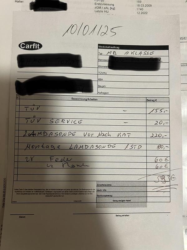 Gebraucht Mercedes A150 95 PS (69 kW) 2009 Blau Kleinwagen