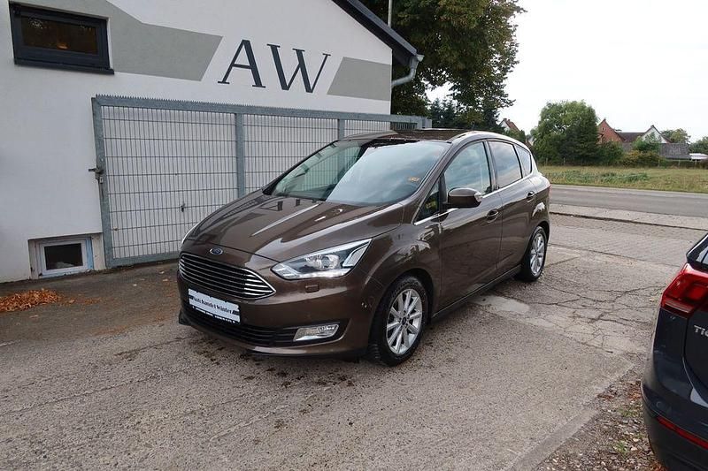 Braun Gebraucht 2015 Ford C-MAX Titanium Van / Kleinbus | 11.650 € (Fairer Preis) - Bild 1/4