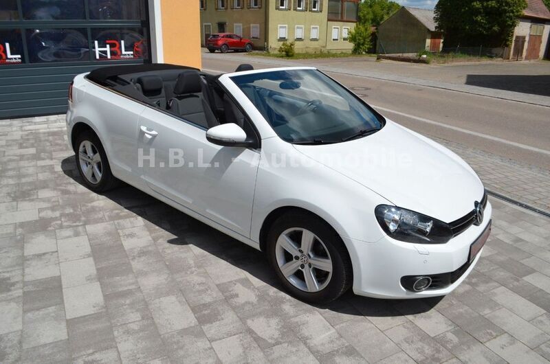 Weiß Gebraucht 2012 VW Golf Cabriolet Cabrio | 8.333 € (Guter Preis) - Bild 1/4