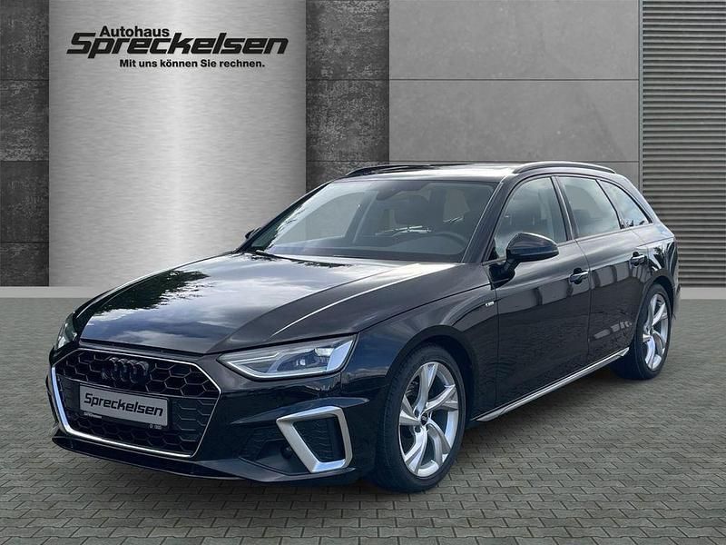 Schwarz Gebraucht 2022 Audi A4 S-line plus Kombi | 25.990 € (Guter Preis) - Bild 1/4