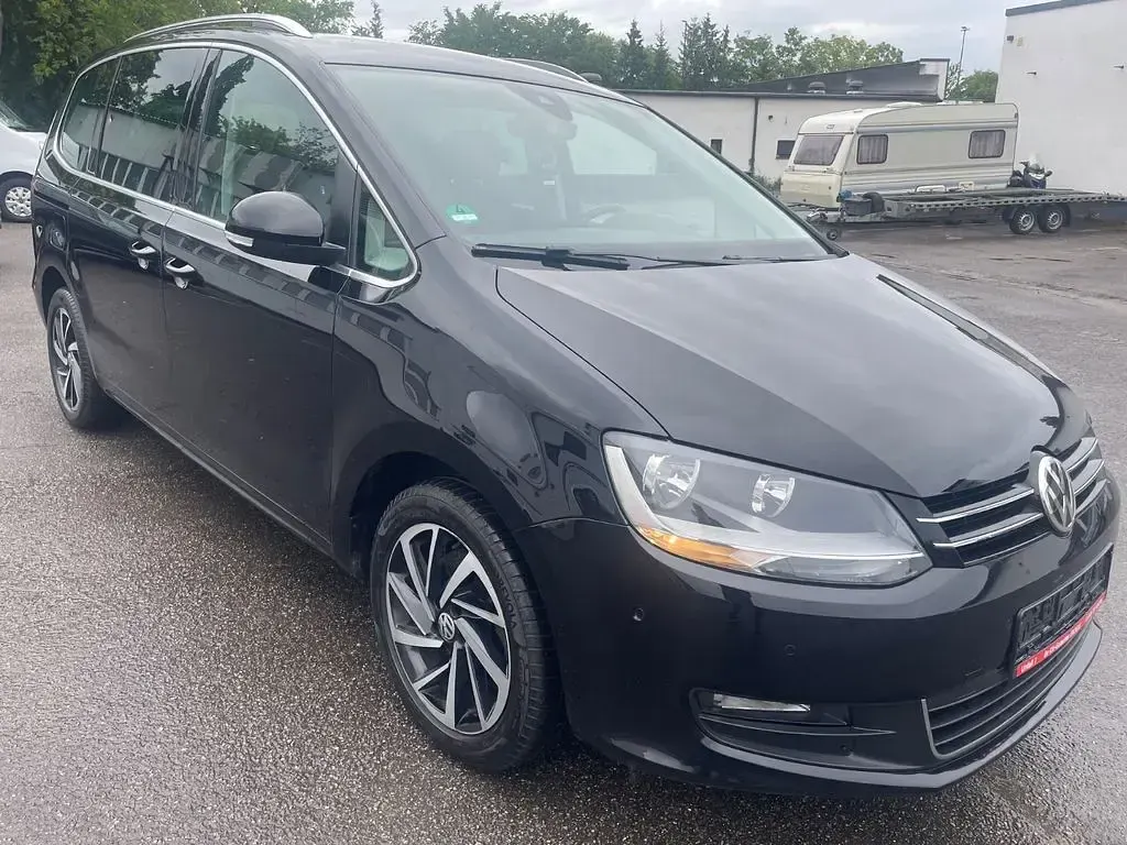 Gebraucht VW Sharan Join 150 PS (110 kW) 2019 Schwarz Van / Kleinbus