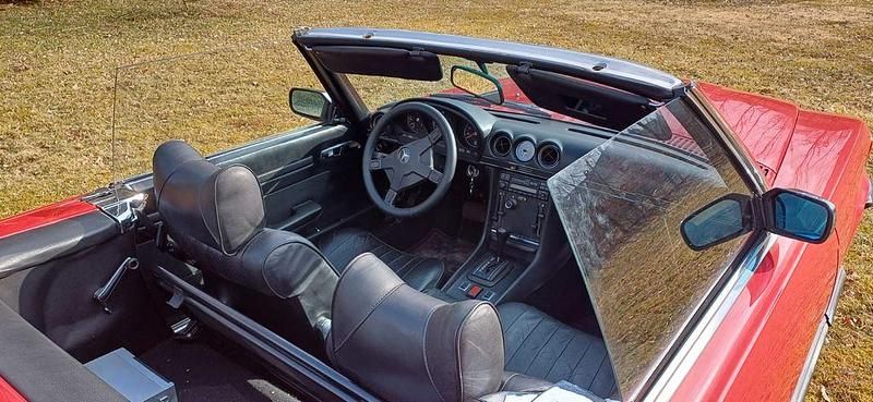 Gebraucht Mercedes SL350 200 PS (147 kW) 1972 Rot Cabrio