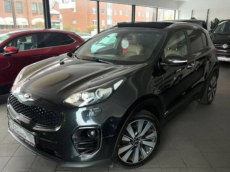Schwarz Gebraucht 2017 Kia Sportage Platinum Edition SUV | 15.990 € (Etwas zu teuer) - Bild 1/4