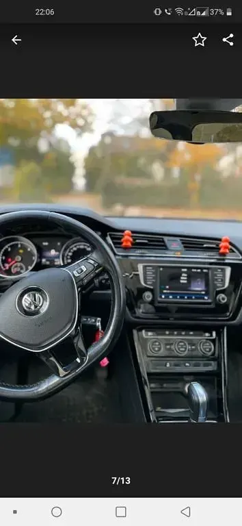 Gebraucht VW Touran Trendline 116 PS (85 kW) 2017 Schwarz Van / Kleinbus