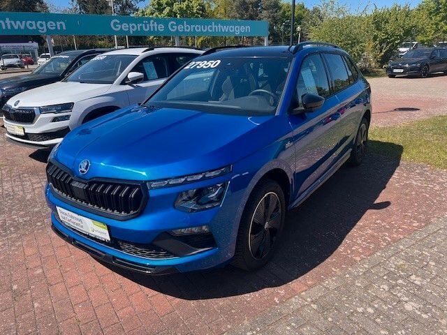 Blau Gebraucht 2024 Skoda Kamiq Monte Carlo SUV | 27.950 € (Teuer) - Bild 1/4