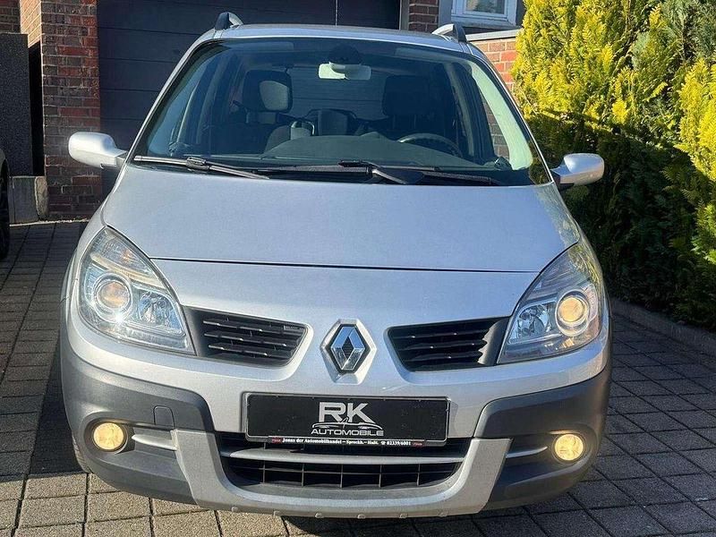 Gebraucht Renault Scénic II 111 PS (81 kW) 2008 Platingrau Van / Kleinbus