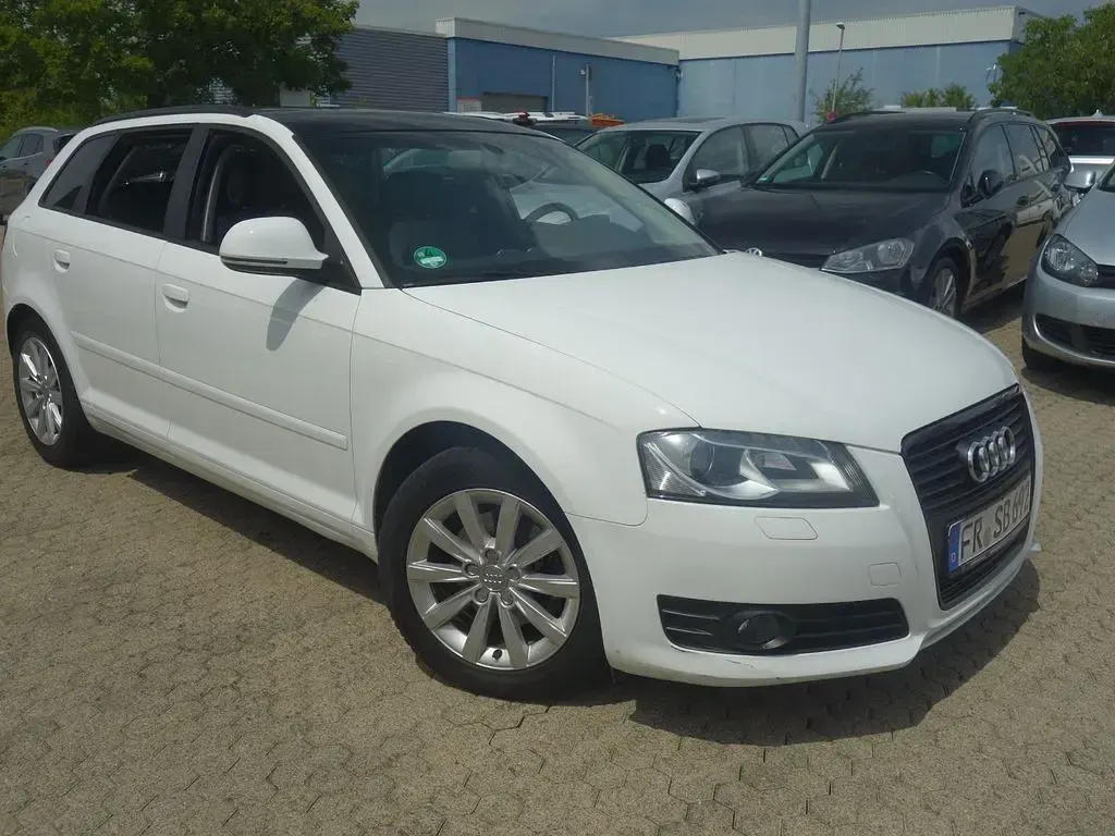 Gebraucht Audi A3 Ambition 160 PS (117 kW) 2009 Weiß Kleinwagen