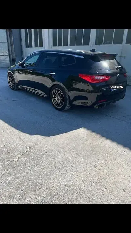 Gebraucht Kia Optima GT 245 PS (180 kW) 2017 Schwarz Kombi