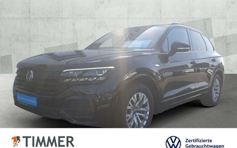 Schwarz Gebraucht 2022 VW Touareg R-line SUV | 59.880 € (Fairer Preis) - Bild 1/4