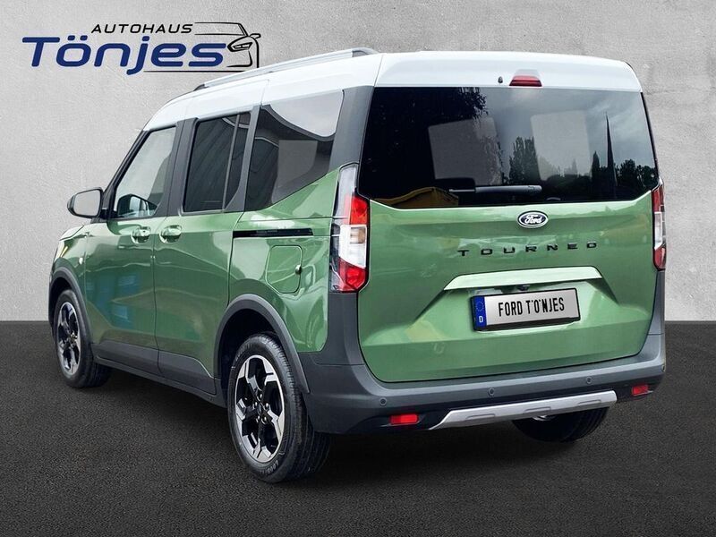 Neu Ford Tourneo Courier Active 125 PS (91 kW) 2025 Grün Van / Kleinbus