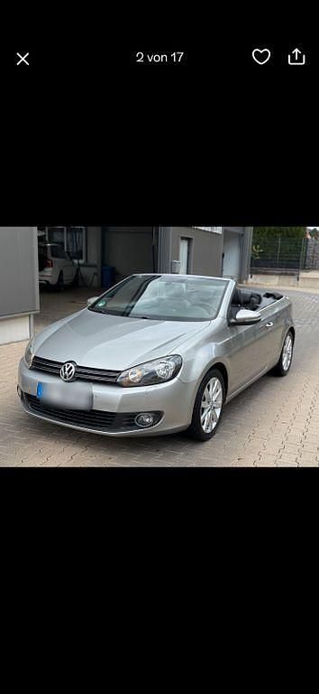 Gebraucht VW Golf Cabriolet 105 PS (77 kW) 2012 Grau Cabrio
