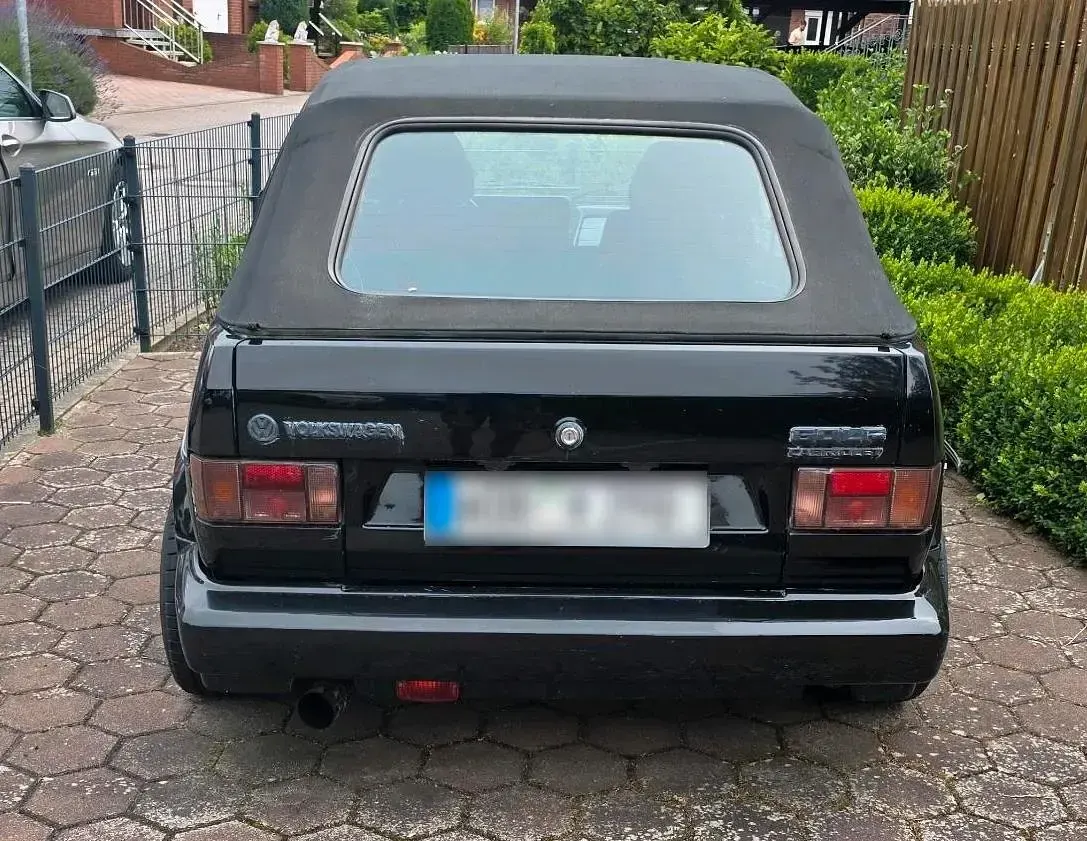 Gebraucht VW Golf Cabriolet 1988 Schwarz Cabrio