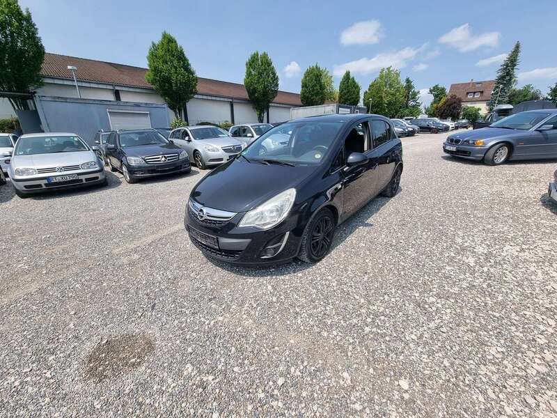 Schwarz Gebraucht 2011 Opel Corsa Color Edition Kleinwagen | 4.449 € (Guter Preis) - Bild 1/4