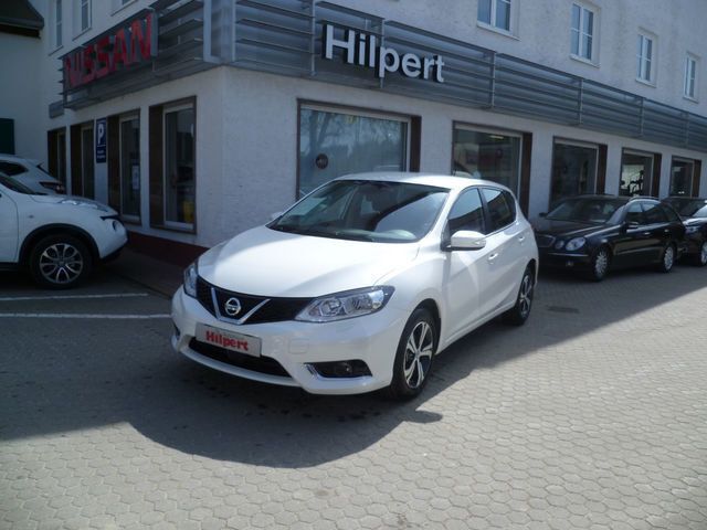 Gebraucht Nissan Pulsar Acenta 116 PS (85 kW) 2016 Weiß metallic Limousine