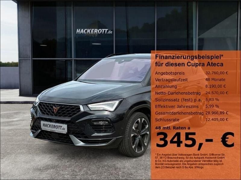 Schwarz Gebraucht 2022 Cupra Ateca SUV | 32.760 € (Fairer Preis) - Bild 1/4