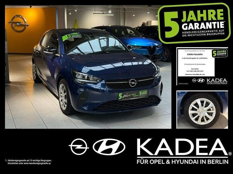Nautic blau (metallic) Gebraucht 2021 Opel Corsa Kleinwagen | 12.990 € (Guter Preis) - Bild 1/3