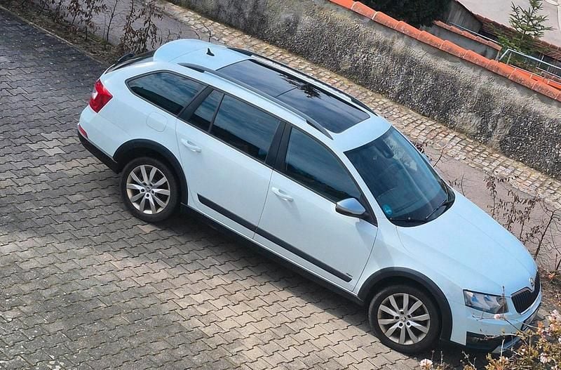 Gebraucht Skoda Octavia Scout 184 PS (135 kW) 2014 Weiß Kombi