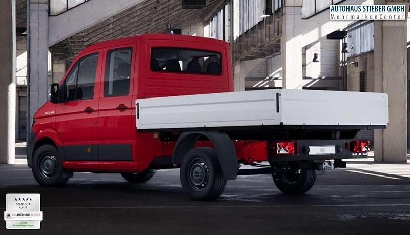 Neu MAN TGE 177 PS (130 kW) 2025 Rot Van